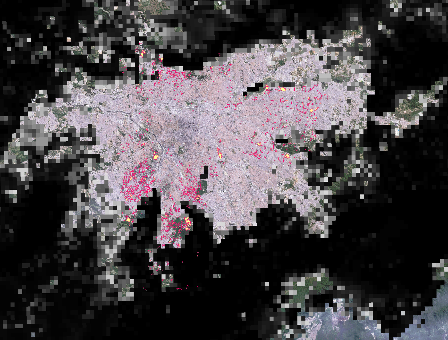 1:200,000 scale urban growth map.