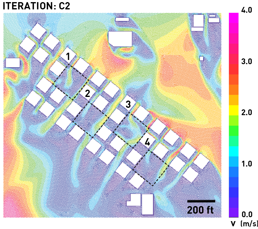 CFD wind simulation result 2.