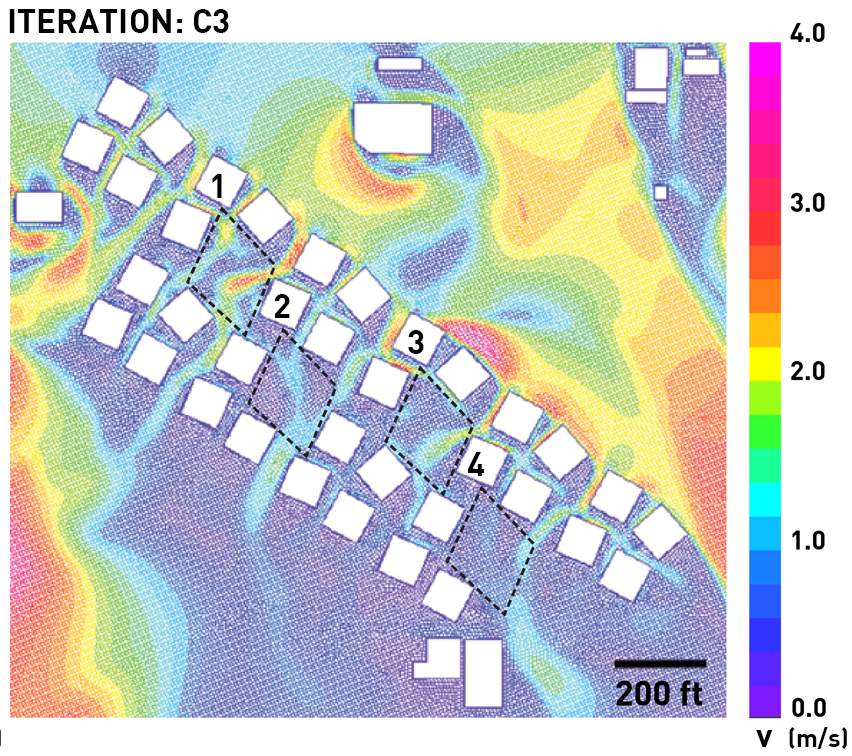CFD wind simulation result 3.